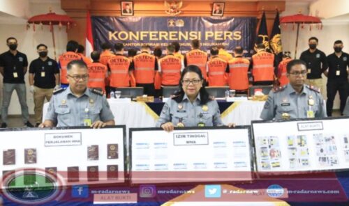 Penyalahgunaan Visa dan Overstay, Pramella: 24 WNA Diamankan, 7 Dideportasi