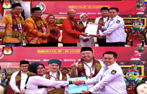 Hari Terakhir Pendaftaran, KPU Terima Dua Paslon Gubernur dan Wagub Jatim 2024