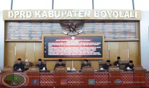 Tiga Fraksi DPRD Kabupaten Boyolali Sampaikan Pendapat Umum Raperda tentang P-APBD 2024