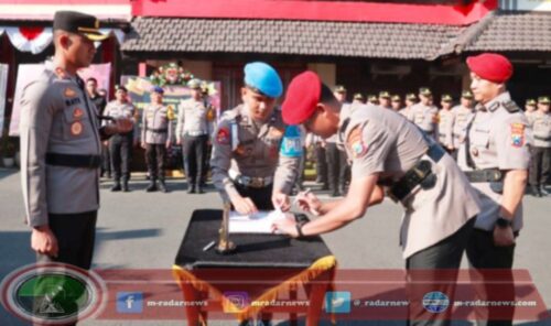 Rotasi Jabatan Sejumlah Perwira, Kapolres Jember: Untuk Penyegaran Organisasi di Jember