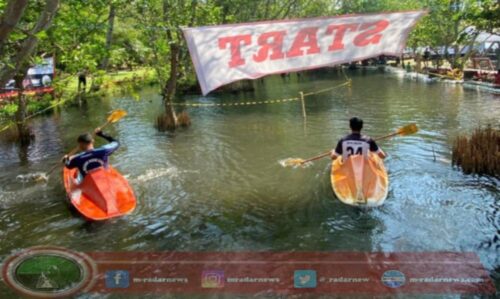 Ratusan Peserta Ramaikan Kejuaraaan Dayung Kano di Pantai Cacalan, Perebutkan Piala Bupati Cup di Banyuwangi