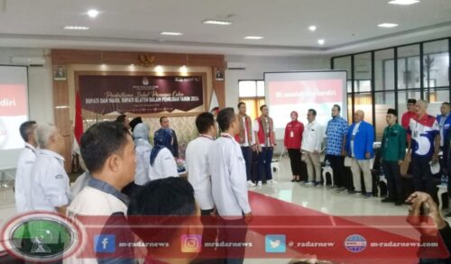 Tiga Pasangan Cabup dan Cawabup Klaten Resmi Mendaftar di KPU
