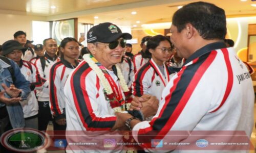 Pj. Gubernur Jateng Sambut Kepulangan Pahlawan Olahraga, Raih 260 Medali dan Posisi Lima Besar Klasemen Akhir