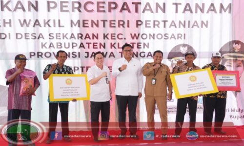 Kunker di Klaten, Wamentan: Petani Tidak Boleh Susah