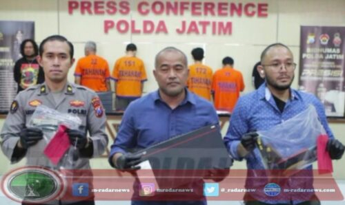 Polda Jatim Ungkap Komplotan Pencuri Baterai Tower Provider, Empat Tersangka Berhasil Diamankan di Banyuwangi
