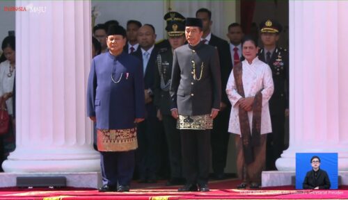 Pisah Sambut Presiden RI dari Jokowi ke Prabowo Subianto di Istana Merdeka, Jakarta