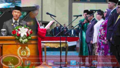 Hadiri Pelantikan Pimpinan DPRD DKI Jakarta, Pj. Heru Ajak Sinergi Tingkatkan Pelayanan Publik Berskala Global