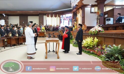 Pimpinan DPRD Bali 2024-2029 Resmi Dilantik, Pj. Mahendra Jaya Ajak Ngrombo Mencari Solusi Inovatif untuk Bali