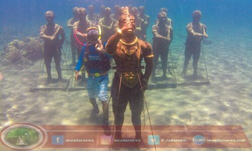 Ikon Spot Baru ‘Majapahit’s Warior Underwater’ di Bawah Laut Perairan Banyuwangi di Banyuwangi