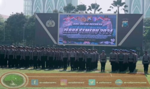 Wakapolda Jatim Pimpin Apel Operasi Zebra Semeru 2024