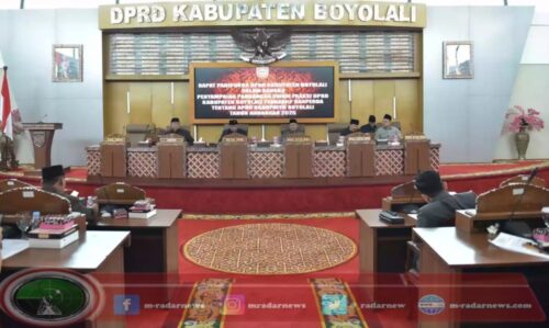DPRD Kabupaten Boyolali Gelar Rapat Paripurna ABPD TA 2025