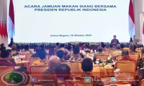 Gelar Jamuan Santap Siang di Istana Negara, Presiden Jokowi Pamit dengan KIM