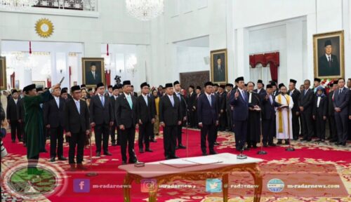 Presiden Prabowo Resmi Lantik Penasihat Khusus, Staf Khusus, Utusan Khusus, dan Sejumlah Pejabat Negara