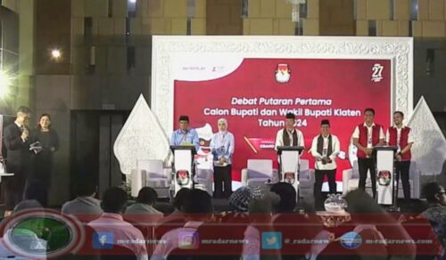 Debat Putaran Pertama Cabup-Cawabup Klaten 2024 Digelar