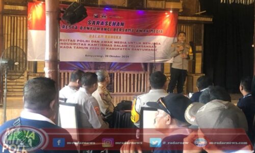 Gelar Silaturahmi dengan Awak Media, Kapolresta Banyuwangi: Mari Bersama Jaga Kondusifitas Pilkada 2024 di Banyuwangi
