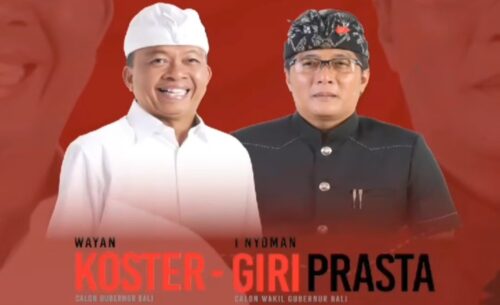 Paslon PDIP Unggul se-Bali, Koster-Giri dan Partai Pengusung Ucapkan Terima Kasih dan Apresiasi