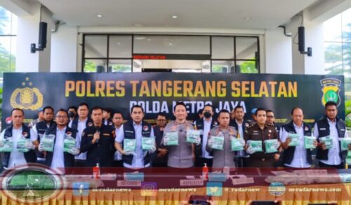 Polres Tangsel Ungkap Peredaran 40,2 Kg Sabu, 3 Pelaku Berhasil Diamankan dan 2 DPO