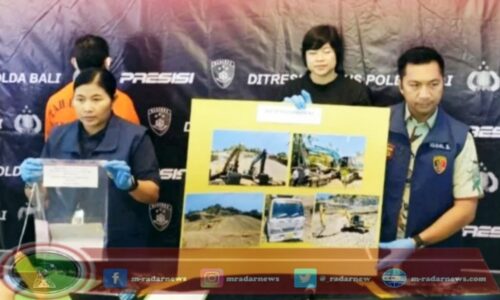 Polisi Tangkap Pelaku Tambang Ilegal di Dawan Klungkung, Rugikan Negara hingga Rp2,4 Miliar