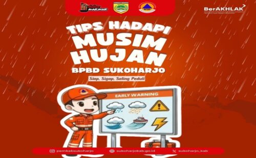 Hadapi Musim Hujan, BPBD Sukoharjo Ajak Masyarakat Tingkatkan Kesiapsiagaan