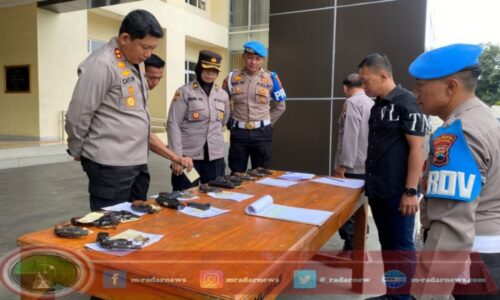 Antisipasi Penyalahgunaan Senpi, Polresta Surakarta Periksa Sepi Dinas Anggota