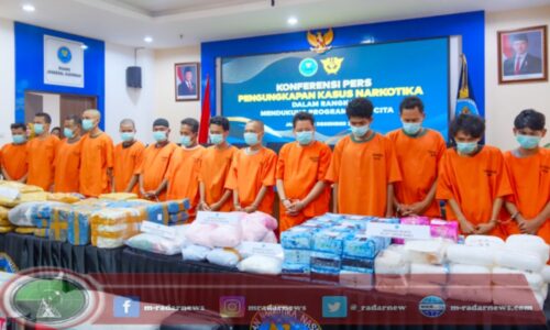 BNN RI dan Bea Cukai Ungkap 15 Kasus Peredaran Gelap Narkotika