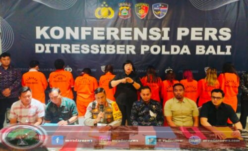 Polda Bali Ungkap Kasus Judol, 8 Selebgram dan 2 Pria Ditangkap
