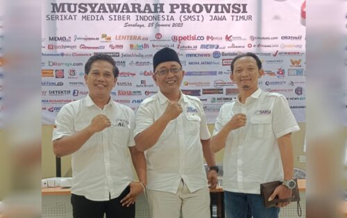 Ketua dan Pengurus SMSI Banyuwangi Beri Ucapan Selamat Atas Terpilihnya Sokip sebagai Ketua SMSI Jatim di Banyuwangi