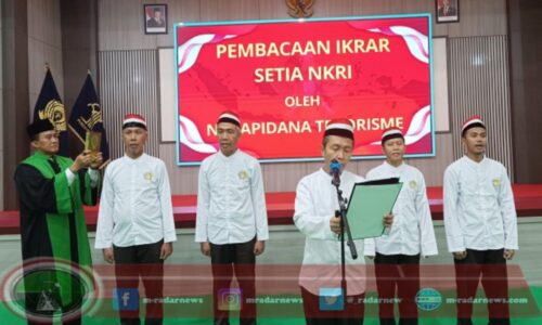 Di Penghujung 2024, Lima Napiter Nyatakan Ikrar dan Setia kepada NKRI