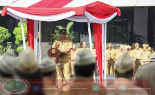 Apel Pagi Perdana 2025, Pj Gubernur Nana Ingatkan Pegawai Tingkatkan Pelayanan