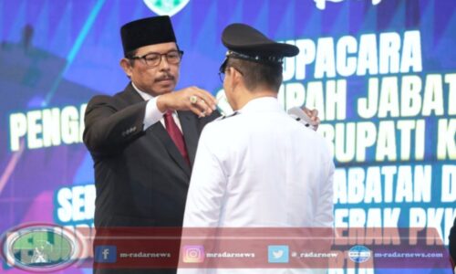 Herda Helmijaya Resmi Dilantik sebagai Penjabat Bupati Kudus, Ini Pesan Pj Gubernur Jateng