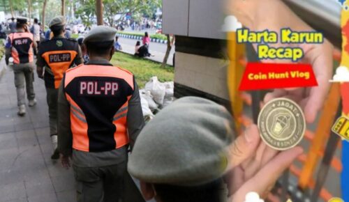 Jaga Keamanan dan Ketertiban Fasum, Satpol PP DKI Jakarta Awasi Tren Pemburu Koin Jagat