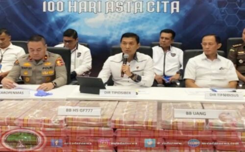 Dittipidsiber Bareskrim Polri Bongkar Tiga Kasus Besar Situs Judol, Sita Aset Rp61 Miliar