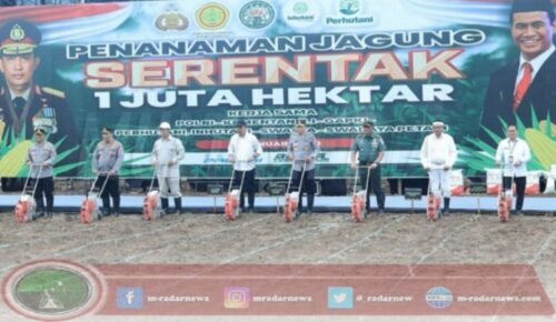 Peluncuran Penanaman Jagung Serentak 1 Juta Hektare: Sinergi Polri dan Kementan Wujudkan Swasembada Pangan 2025
