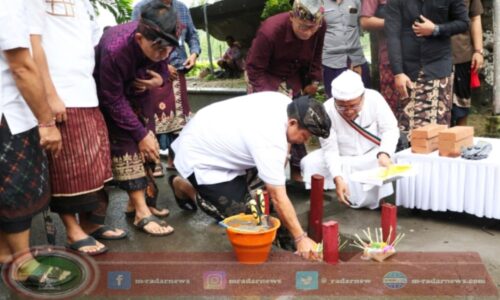 Pj Gubernur Mahendra Jaya Lakukan Petakkan Batu Pertama Penataan Jogging Track di Kawasan MPRB