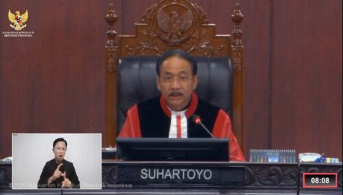 MK Tetapkan Pencabutan Perkara Sengketa PHPU Kada Jateng yang Diajukan Paslon Andika-Hendi