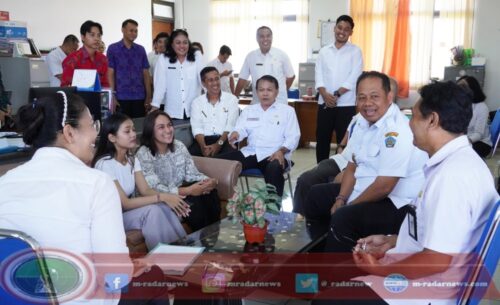 Kunjungi Dua Kantor Perangkat Daerah, Pj Gubernur Mahendra Jaya Sampaikan Apresiasi dan Pamitan