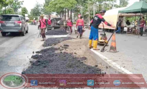 Pemkot Semarang Gerak Cepat Lakukan Perbaikan Jalan Berlubang Akibat Genangan Air