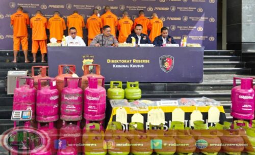 Polisi Ungkap Kasus Pengoplosan Gas LPG di Bekasi dan Jakarta, Sembilan Tersangka Diamankan