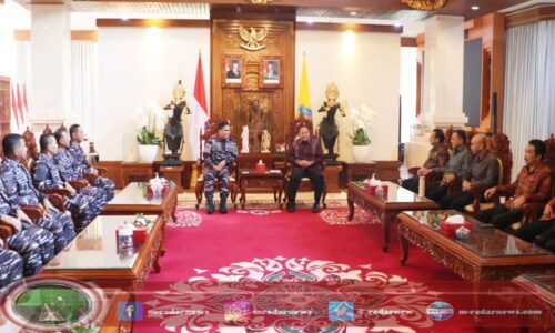 Terima Kunjungan Kepala Staf TNI AL, Pj Gubernur Bali Dukung Penuh Pelaksanaan MNEK 2025