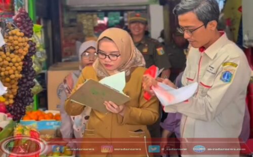 Petugas Gabungan Lakukan Pengawasan Keamanan Pangan di Lima Pasar Tradisional, Ada 65 Sample Diperiksa