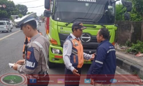 Parkir Sembarangan, Dishub Kota Denpasar Tertibkan 14 Kendaraan Angkutan Barang