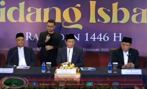 Pemerintah Resmi Tetapkan Awal Ramadan 1446 H, Jatuh pada Sabtu 1 Maret 2025