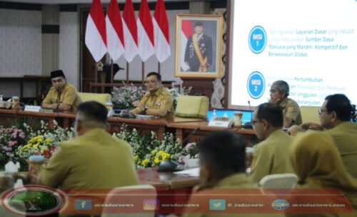 Rakor Perdana, Gubernur Luthfi Tegaskan Perbaiki Layanan Dasar mulai Jalan hingga Pertanian