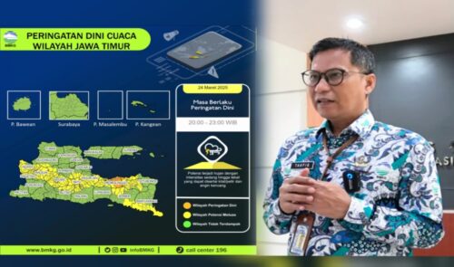 BMKG Juanda: Waspadai Cuaca Ekstrem di Wilayah Jatim hingga 2 April 2025 di Jember