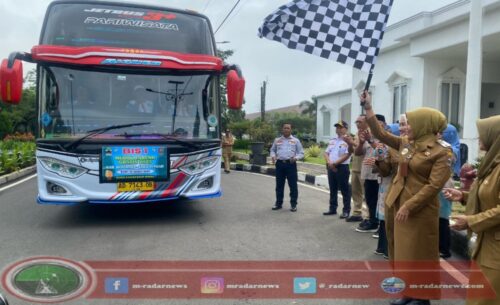 Jemput Pemudik di Jabodetabek, Wabup Boyolali Lepas Sembilan Bus Program Mudik Lebaran Gratis 2025