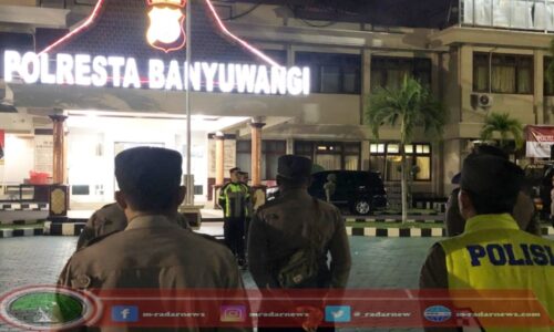 Pimpin Apel Patroli Skala Besar, Kapolresta Banyuwangi Tegaskan Pengamanan Jelang Lebaran Jadi Prioritas Utama di Banyuwangi