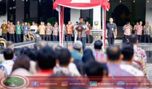 Pimpin Apel Pagi dan Halalbihalal ASN, Gubernur Lutfhi Tegaskan Profesional Kerja dan Larang Jual Beli Jabatan