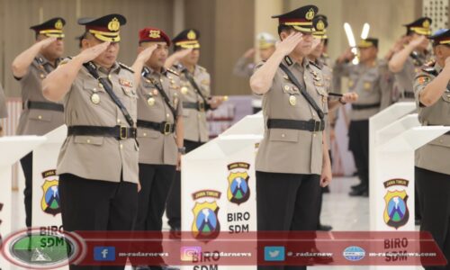 Mutasi Jabatan, Kapolda Jatim Pimpin Sertijab Pejabat Utama dan Sejumlah Kapolres di Jember