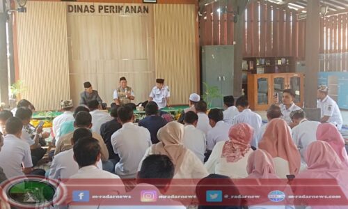 Pererat Tali Silaturahmi, Dinas Perikanan Kabupaten Banyuwangi Gelar Halalbihalal di Aula Mina Bahari di Banyuwangi