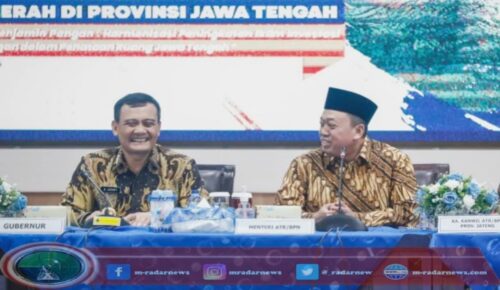 19 Persen Tanah di Jateng Belum Tersertifikasi, Menteri ATR/BPN Ajak Pemprov dan Kab/Kota Berkolaborasi